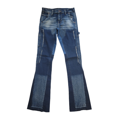 Krome Fashion Stacked Jeans Indigo 3008