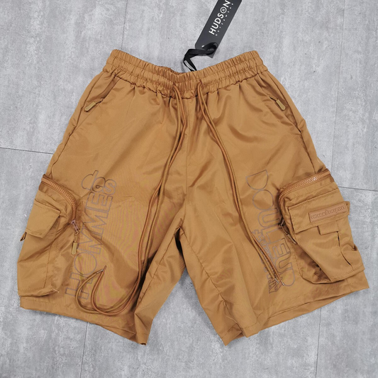 Hudson 4 Zipper Cargo Short Brown