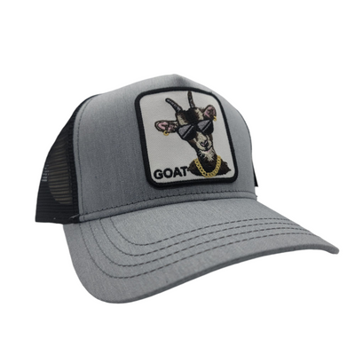 GOAT TRUCKER HAT GREY