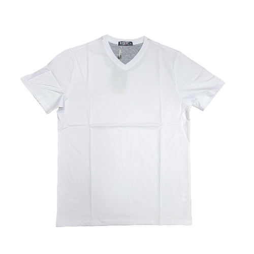 Rivelli Plain V-Neck Tee RV02 White