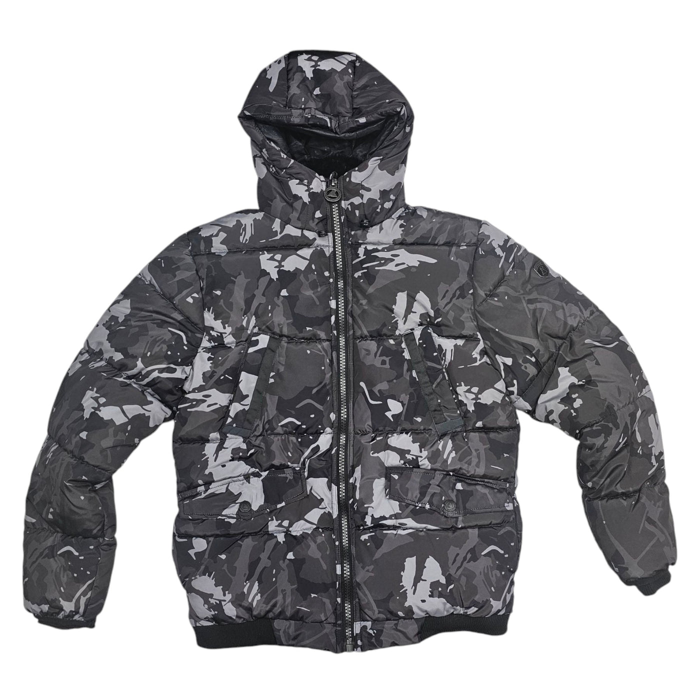 AWAKNLAND NYLON HOOD JACKET CAMO AM2055