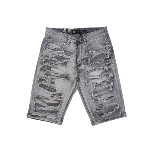Waimea Denim Shorts Grey Bleach M7375D