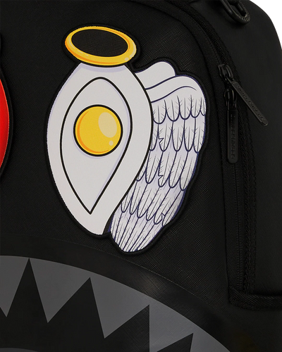 SPRAYGROUND BLACK REMOVABLE EYES DLXSV BACKPACK