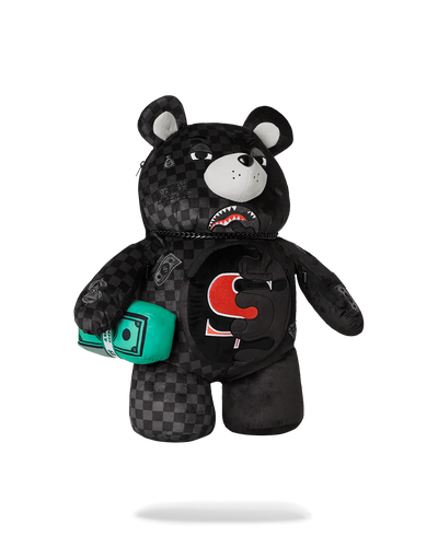 SPRAYGROUND SPEED SHARK SIDE SWIPE MONEYBEAR TEDDY BEAR BACKPACK