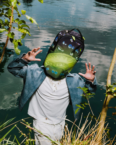 SPRAYGROUND EYES ALL A GLOW (GLOW IN THE DARK) DLXR BACKPACK