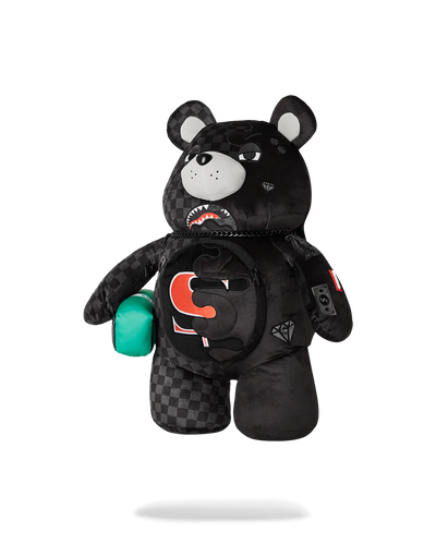 SPRAYGROUND SPEED SHARK SIDE SWIPE MONEYBEAR TEDDY BEAR BACKPACK