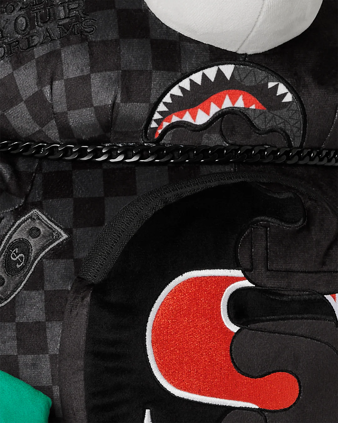 SPRAYGROUND SPEED SHARK SIDE SWIPE MONEYBEAR TEDDY BEAR BACKPACK