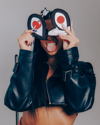 SPRAYGROUND BLACK REMOVABLE EYES DLXSV BACKPACK