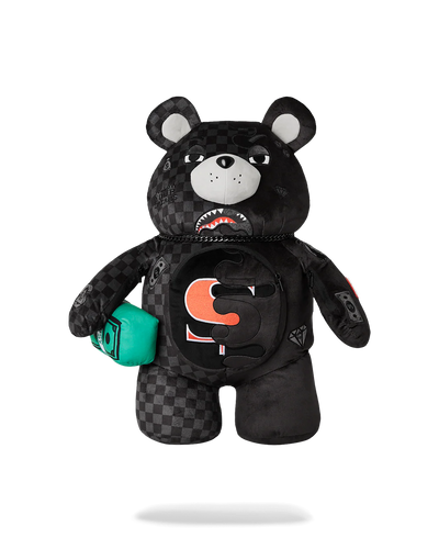 SPRAYGROUND SPEED SHARK SIDE SWIPE MONEYBEAR TEDDY BEAR BACKPACK