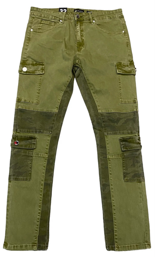 Waimea Men's Cargo Pants Olive M8023T
