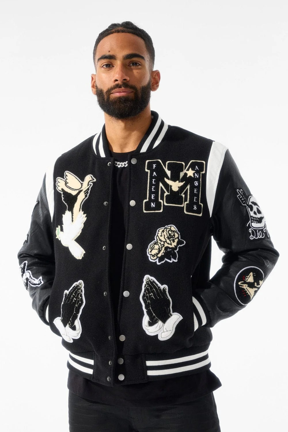 JORDAN CRAIG FALLEN ANGELS VARSITY JACKET