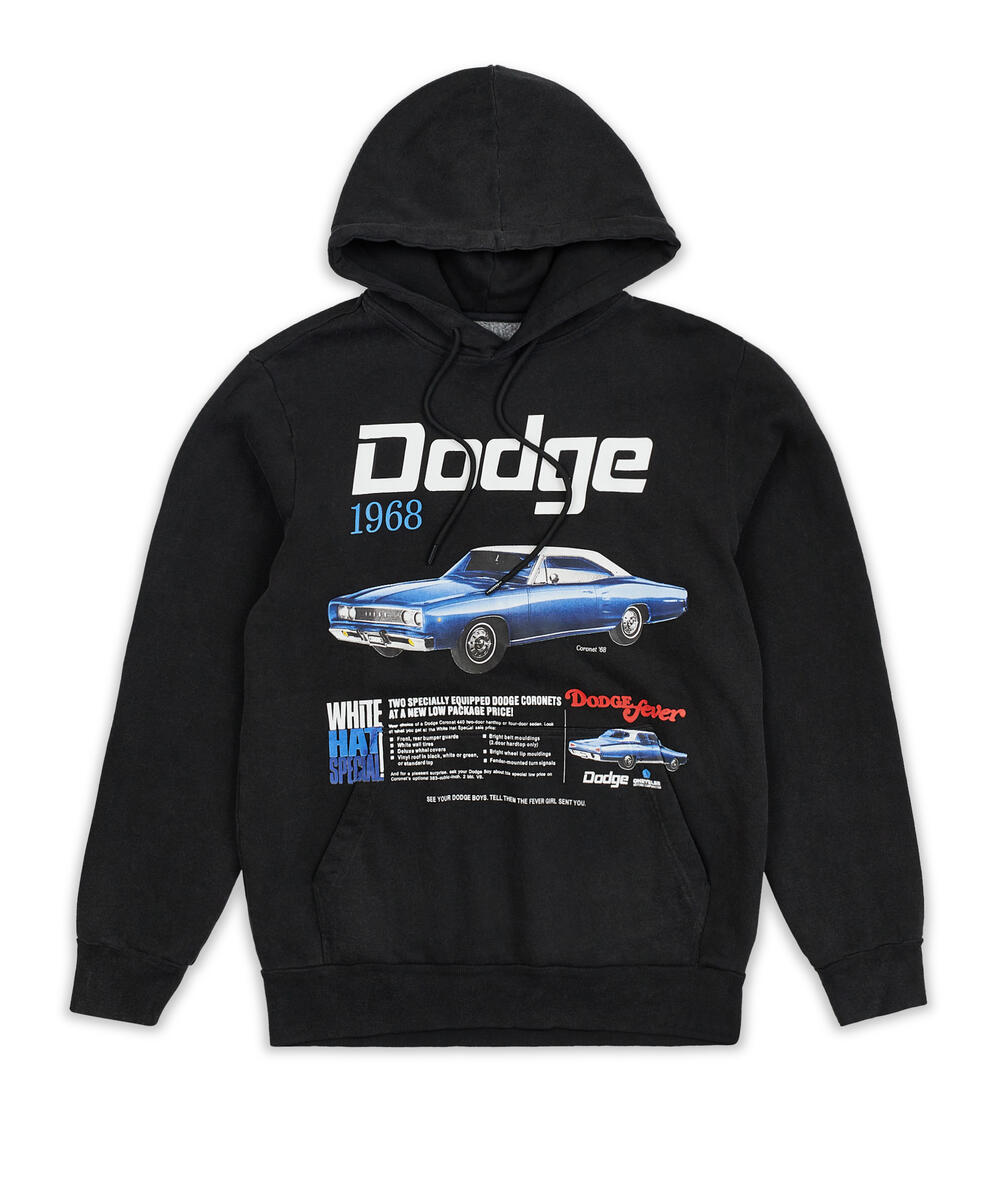 Reason Dodge 1968 White Hat Special Hoodie
