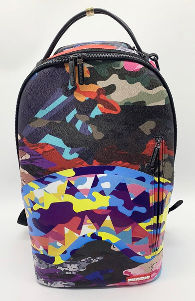 Sprayground Sliced and Diced Camo Backpack