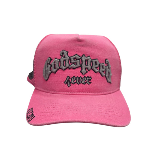 GODSPEED FOREVER TRUCKER HAT PINK