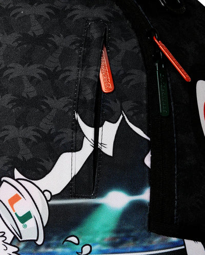 SPRAYGROUND UNIVERSITY OF MIAMI TOUCH DOWN DLXR BACKPACK