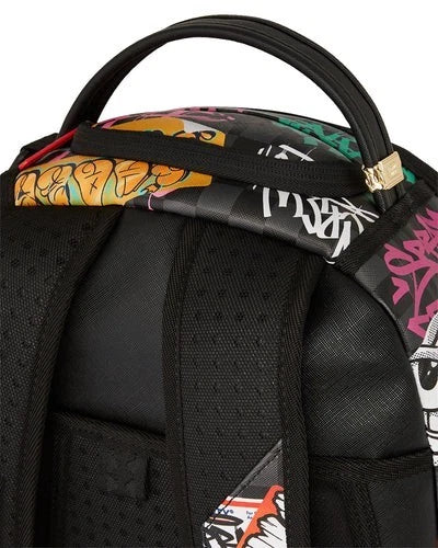 SPRAYGROUND PACMAN STICKERS DLXSV BACKPACK