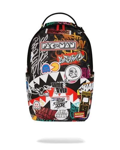 SPRAYGROUND PACMAN STICKERS DLXSV BACKPACK