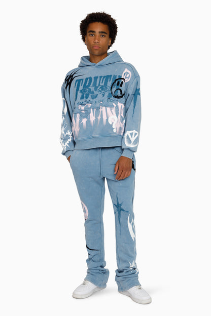 SMOKE RISE MEN'S TRUTH SWEATSUIT SHADOW BLUE
