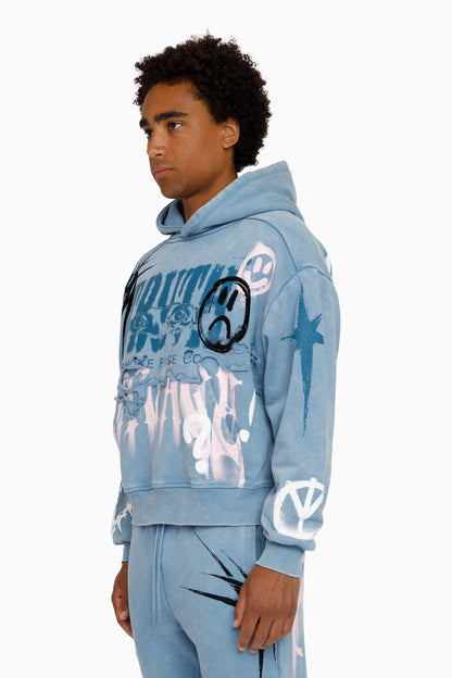 SMOKE RISE MEN'S TRUTH SWEATSUIT SHADOW BLUE