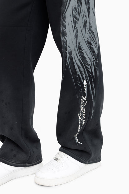 SMOKE RISE MEN'S SACRED DAWN SWEATSUIT BLACK