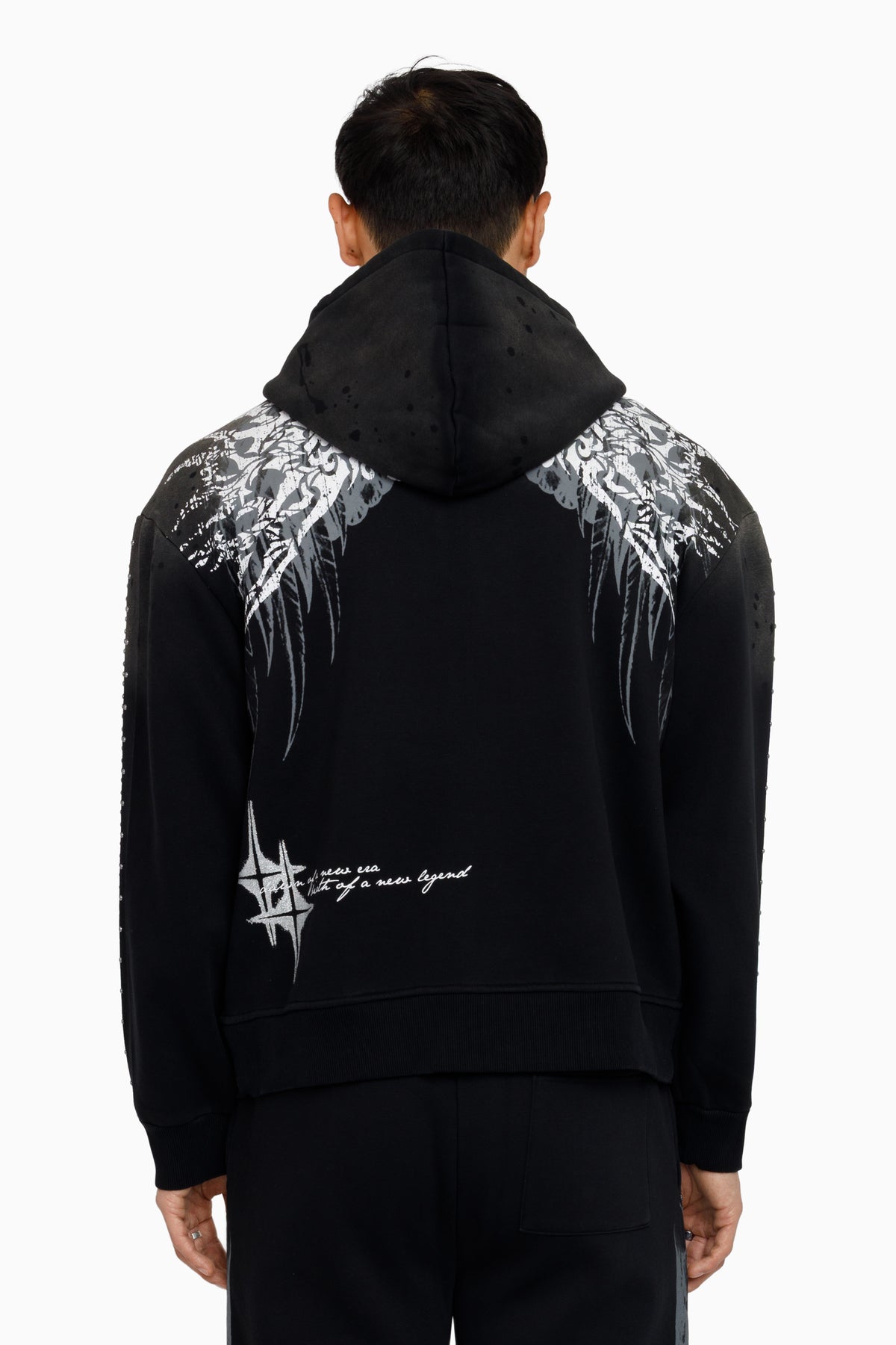 SMOKE RISE MEN'S SACRED DAWN SWEATSUIT BLACK