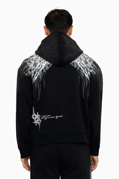SMOKE RISE MEN'S SACRED DAWN SWEATSUIT BLACK