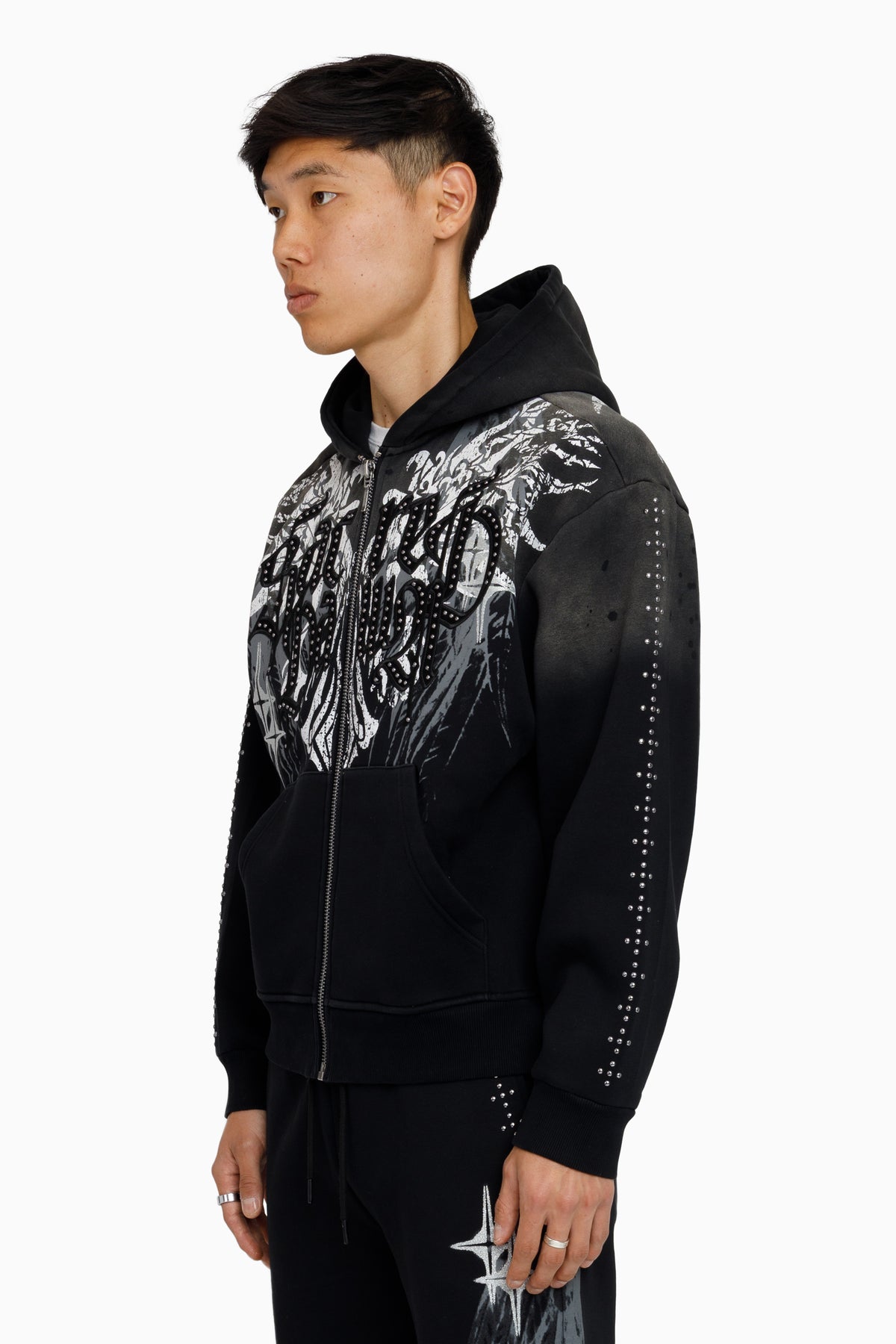 SMOKE RISE MEN'S SACRED DAWN SWEATSUIT BLACK