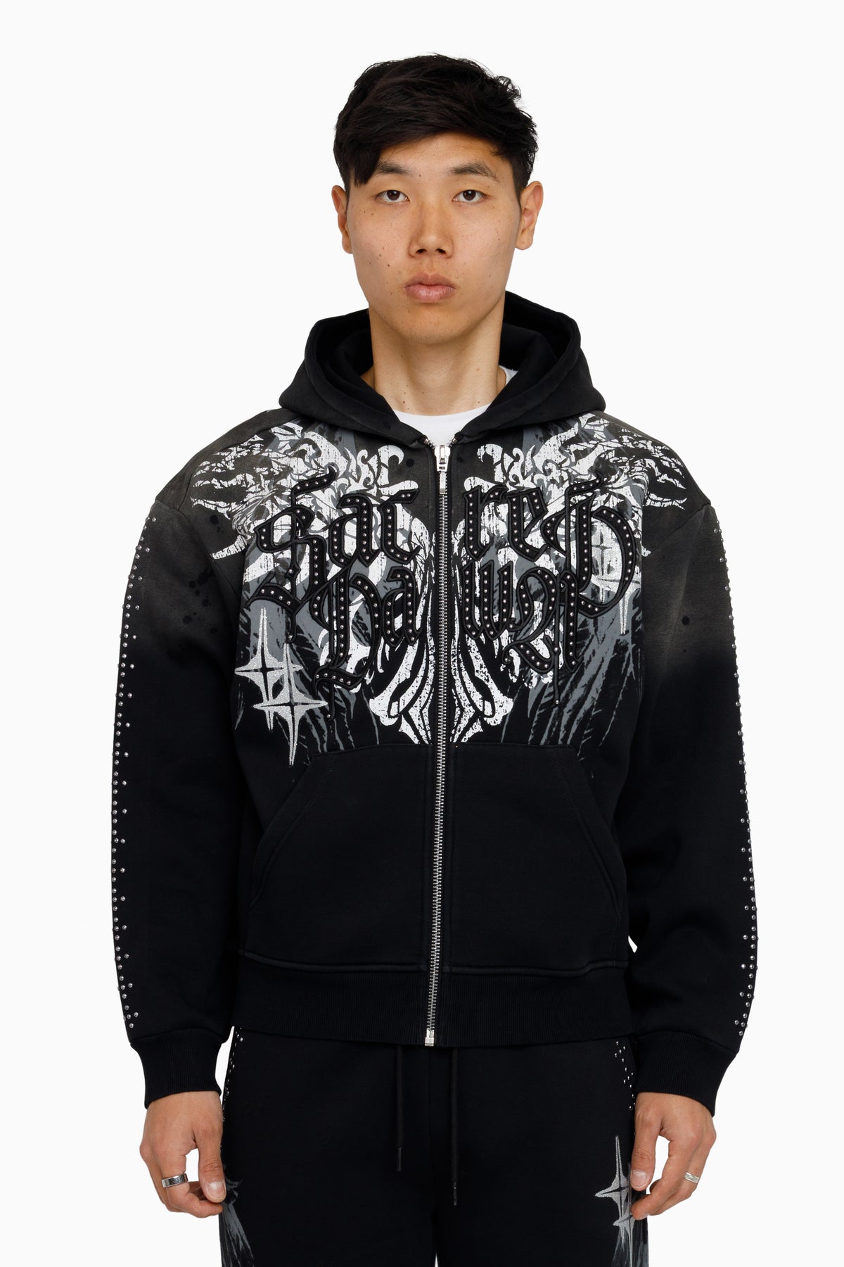 SMOKE RISE MEN'S SACRED DAWN SWEATSUIT BLACK