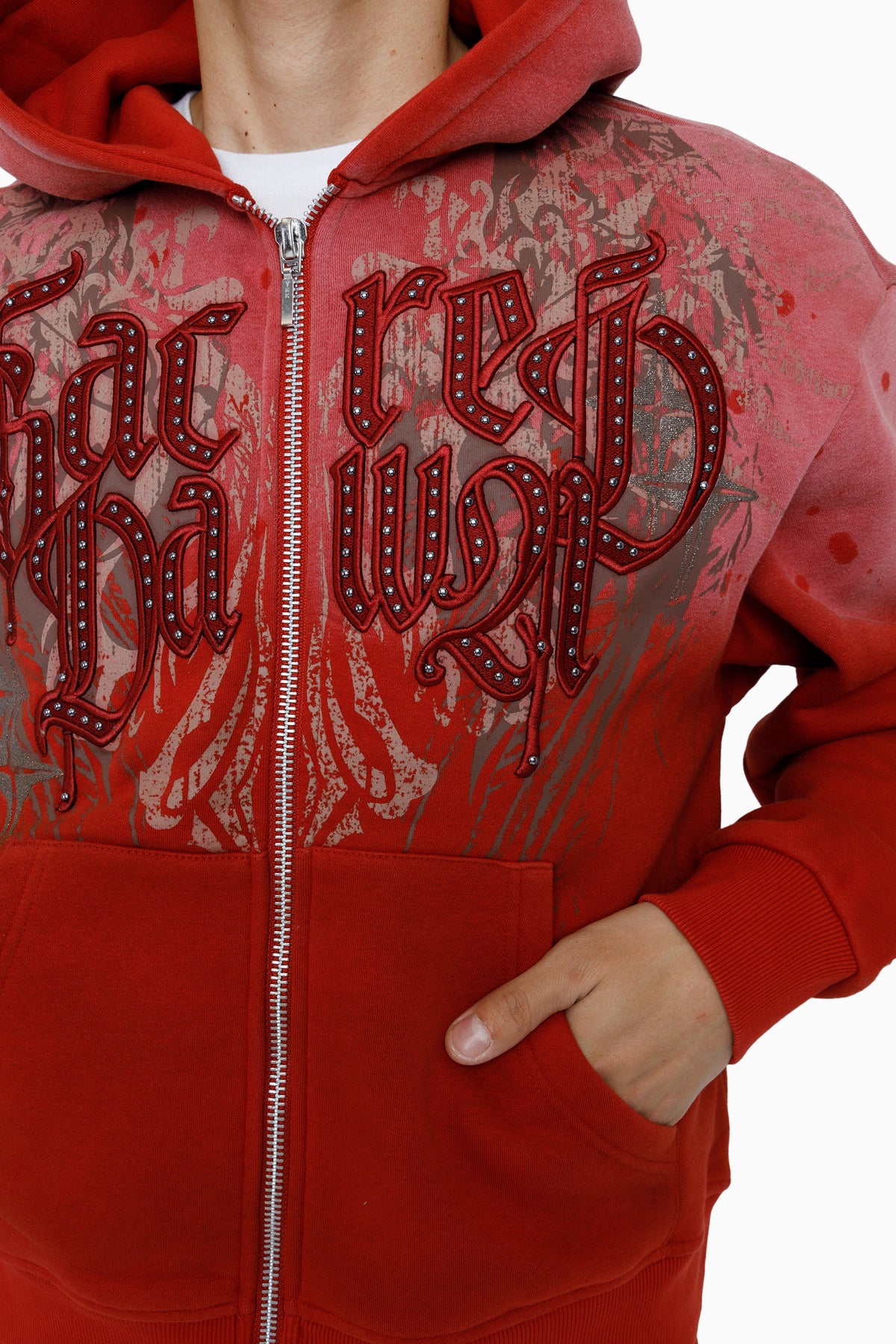 SMOKE RISE MEN'S SACRED DAWN SWEATSUIT RED
