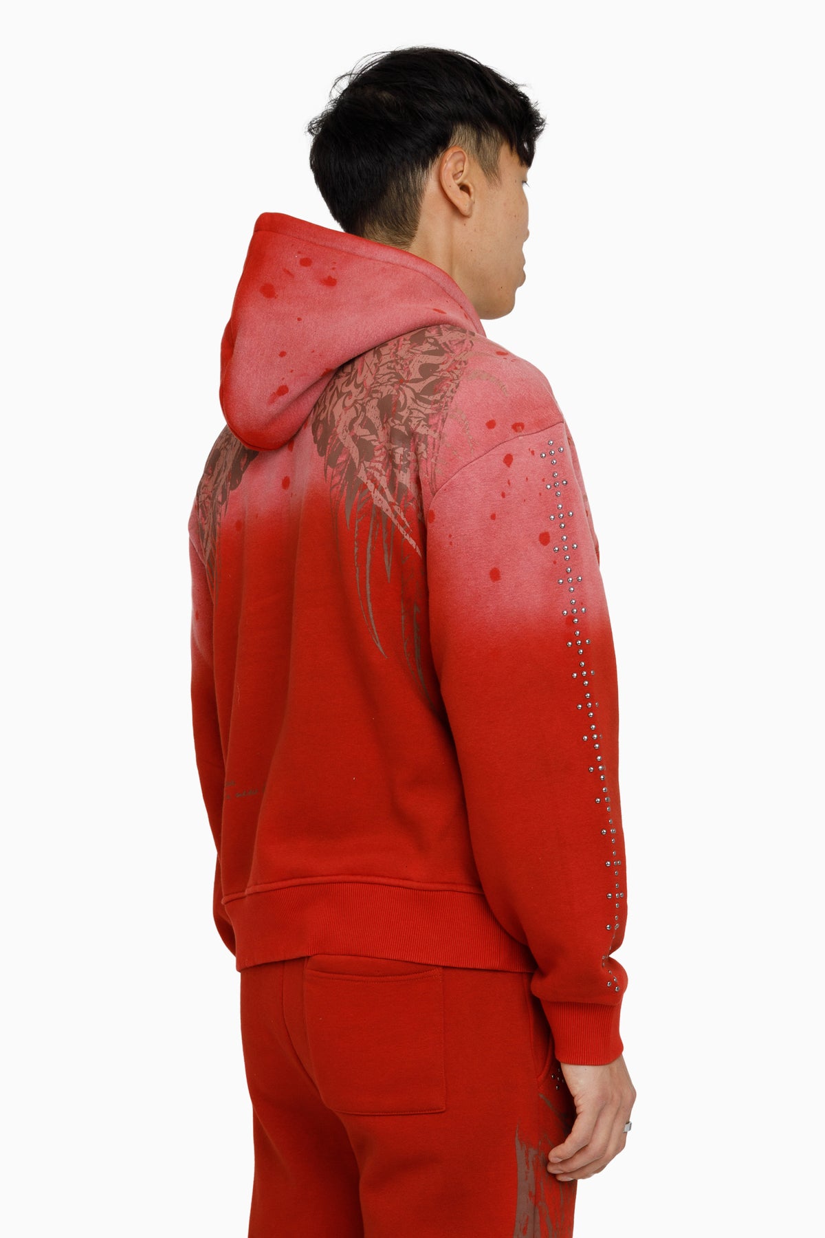 SMOKE RISE MEN'S SACRED DAWN SWEATSUIT RED