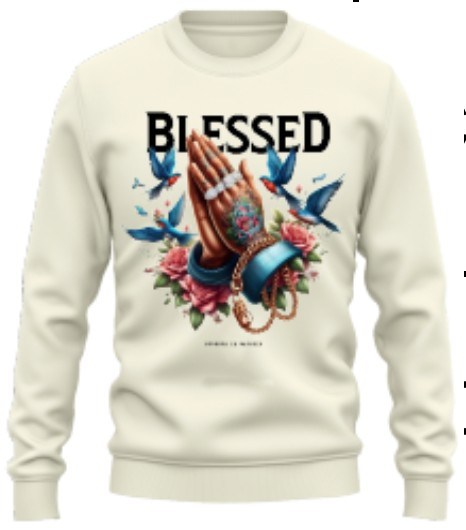 SIW BLESSED CREWNECK CREAM