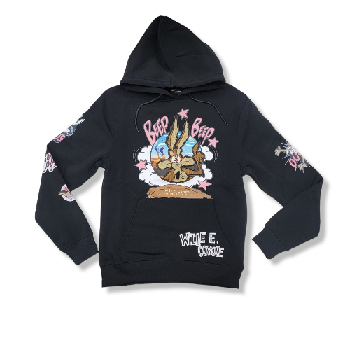 Looney Tunes Wile E Coyote Chienille Fleece Hoodie