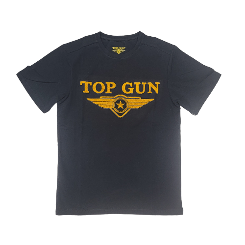 Top Gun Logo T-Shirt Black