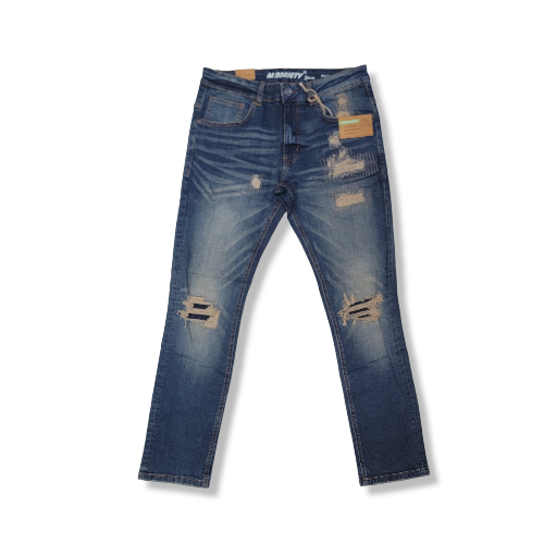 M. Society Basic Denim Stretched Jeans Rustic Blue 80245