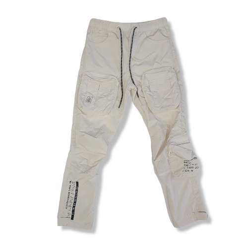 Smoke Rise Printed Nylon Pants Oatmeal
