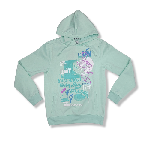 Underrated Keep Your Mind Sharp Hoodie Mint UF2607
