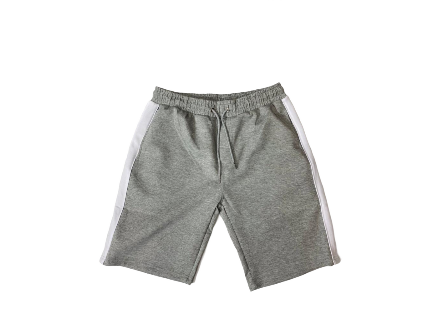 Gray & White Tech Shorts