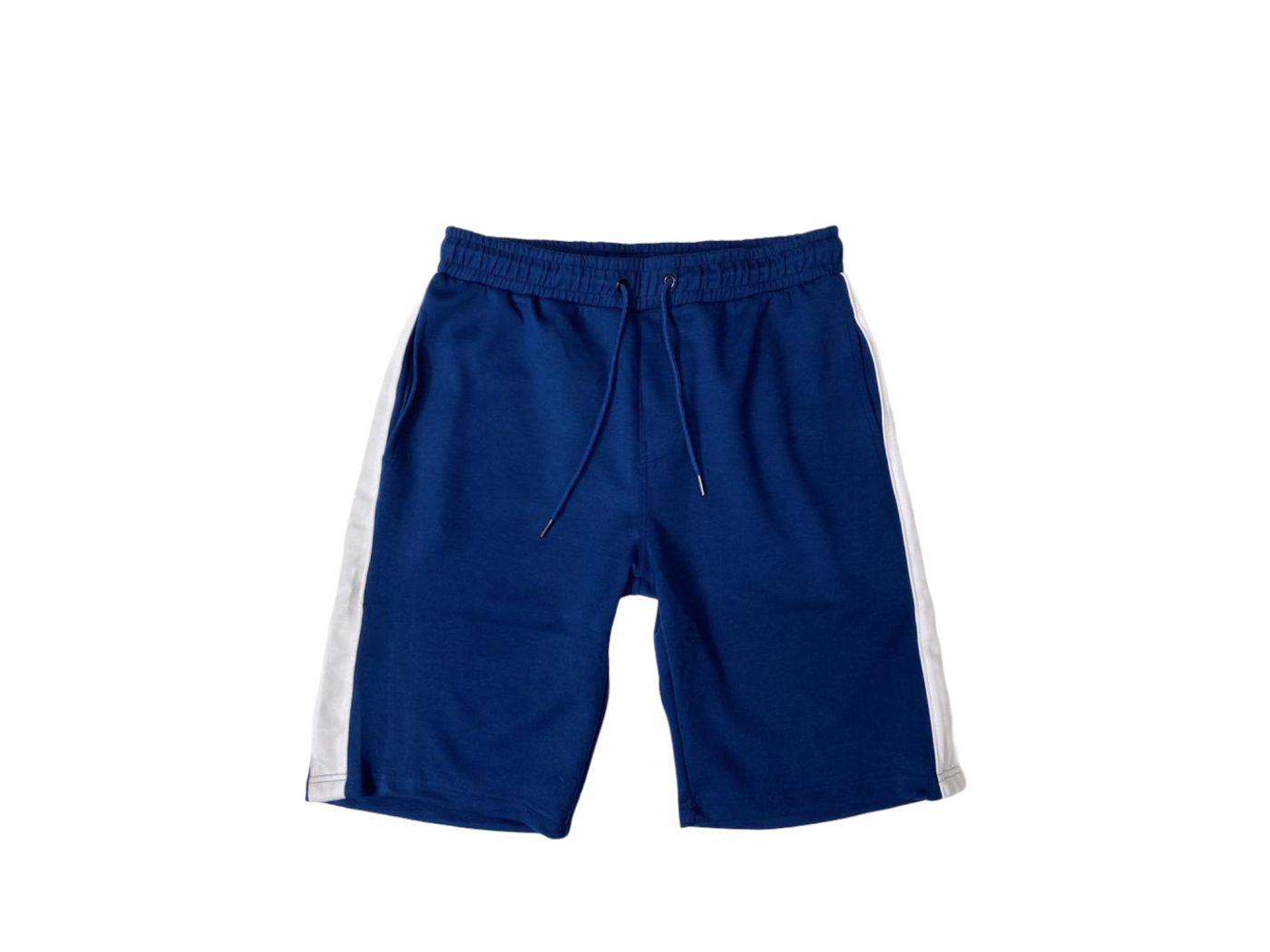 Navy Blue & White Tech Shorts