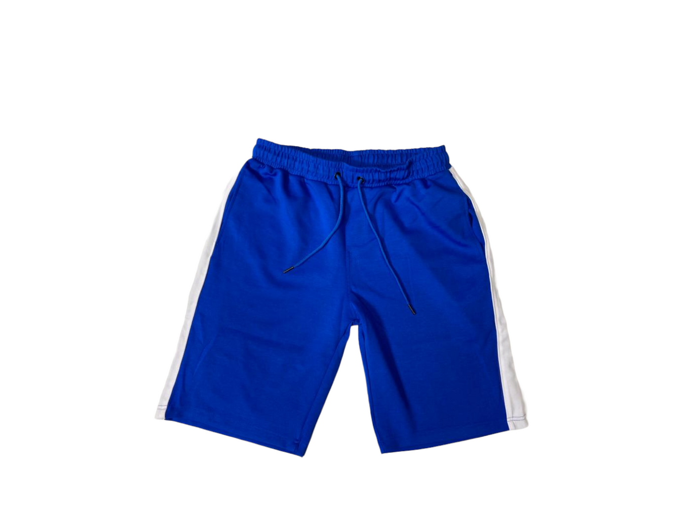 Royal Blue & White Tech Shorts