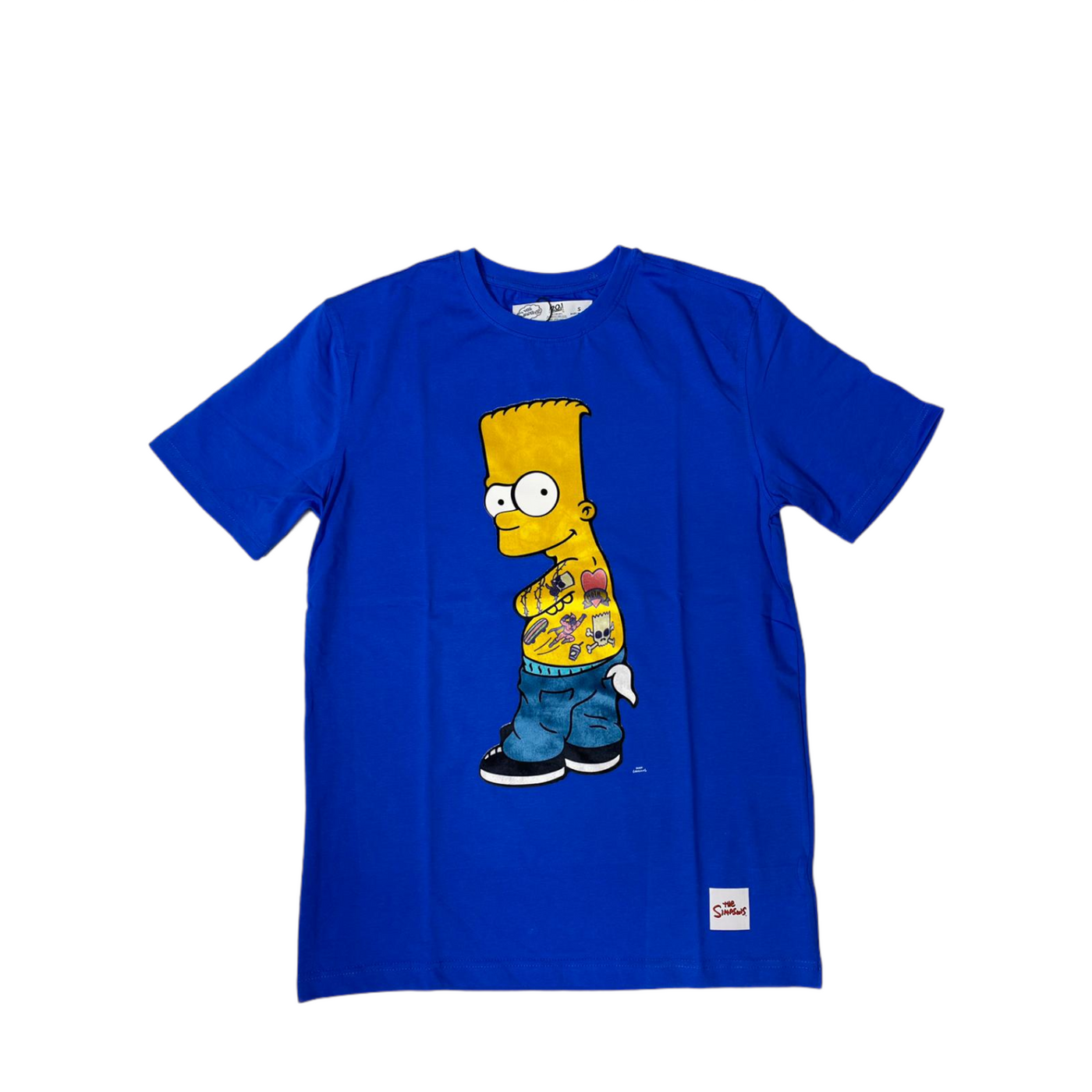 Tatted Up Bart Tee Royal Blue