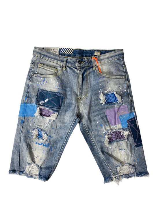 Color Patch Short Montauk Blue