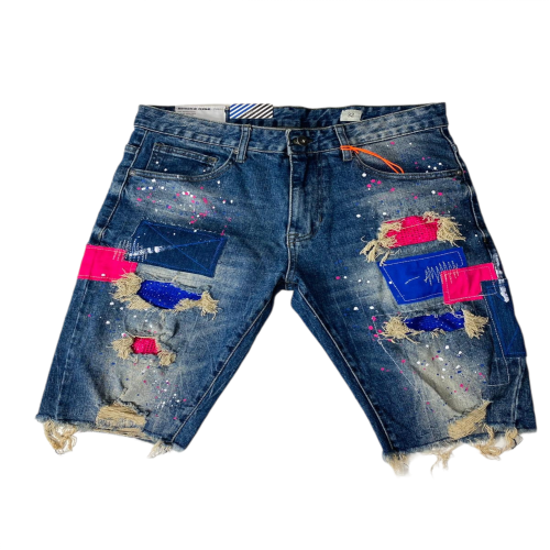 Color Patch Short Vivid Blue