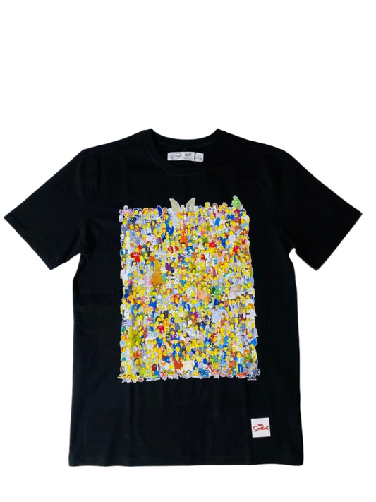The Simpsons Collage Tee Black