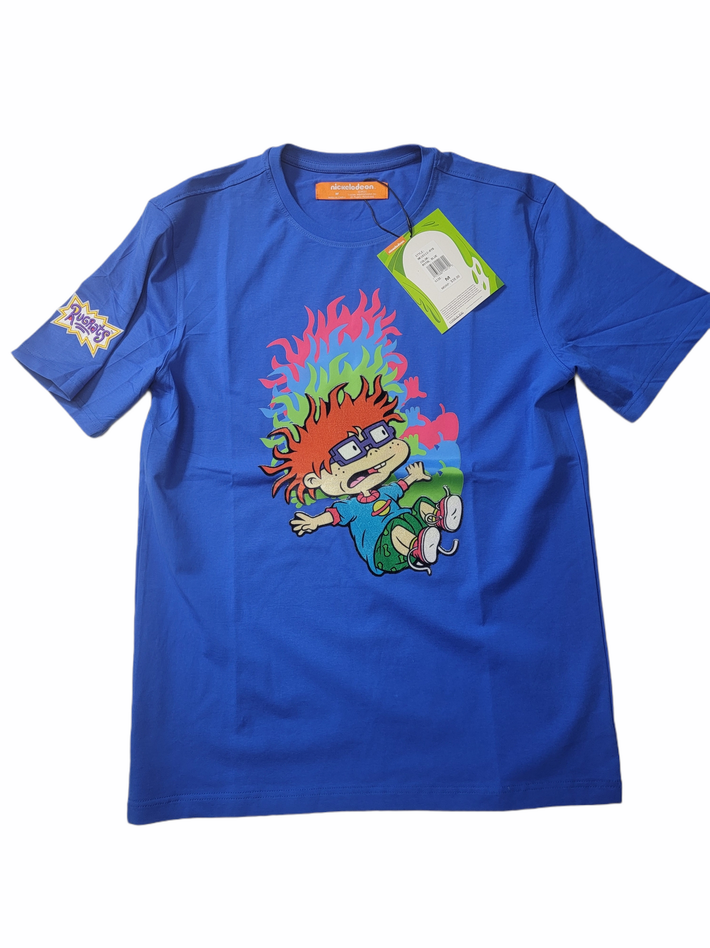 Chuckie Neon Falling Shirt Blue