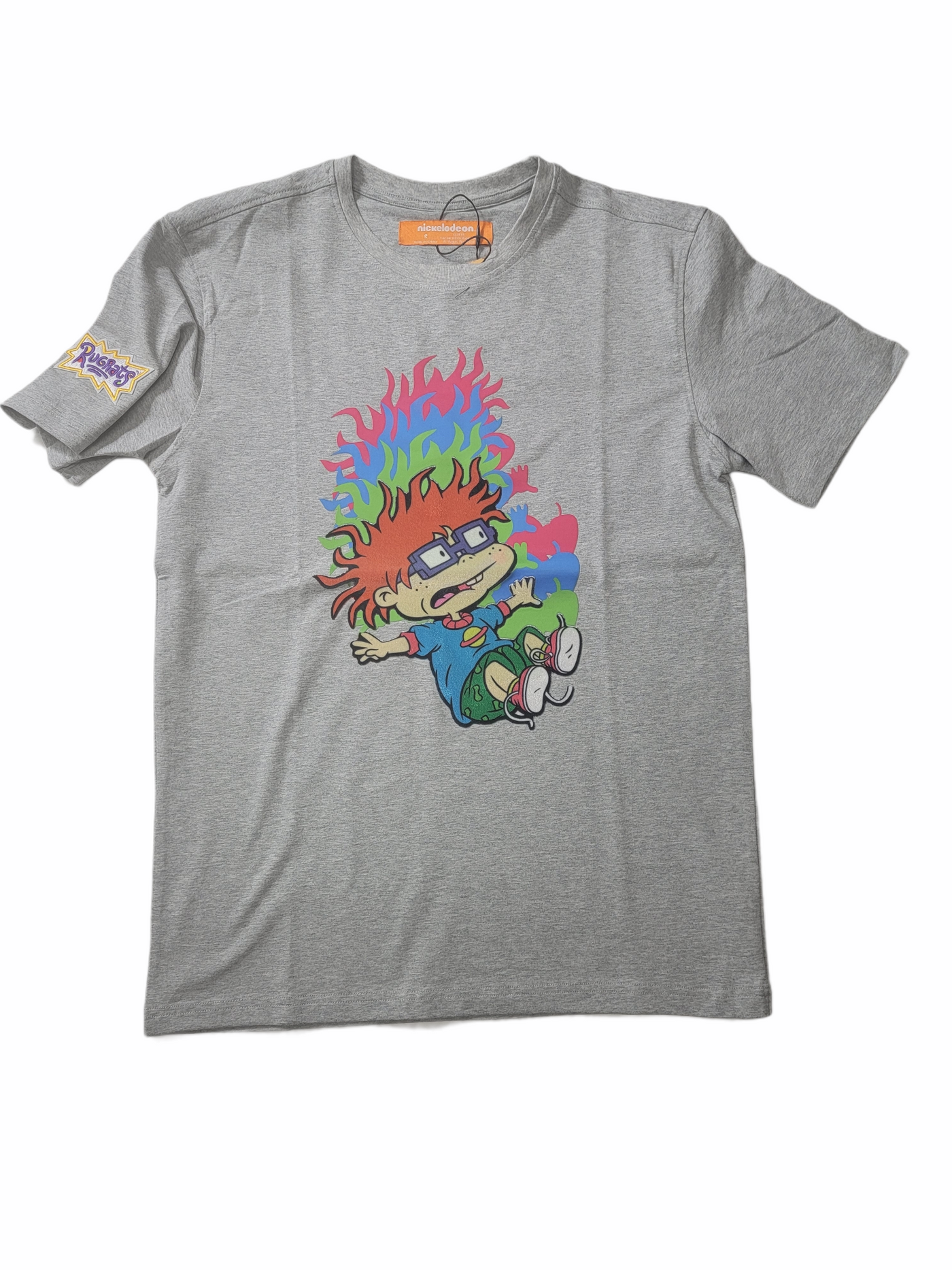 Chuckie Neon Falling Shirt Grey