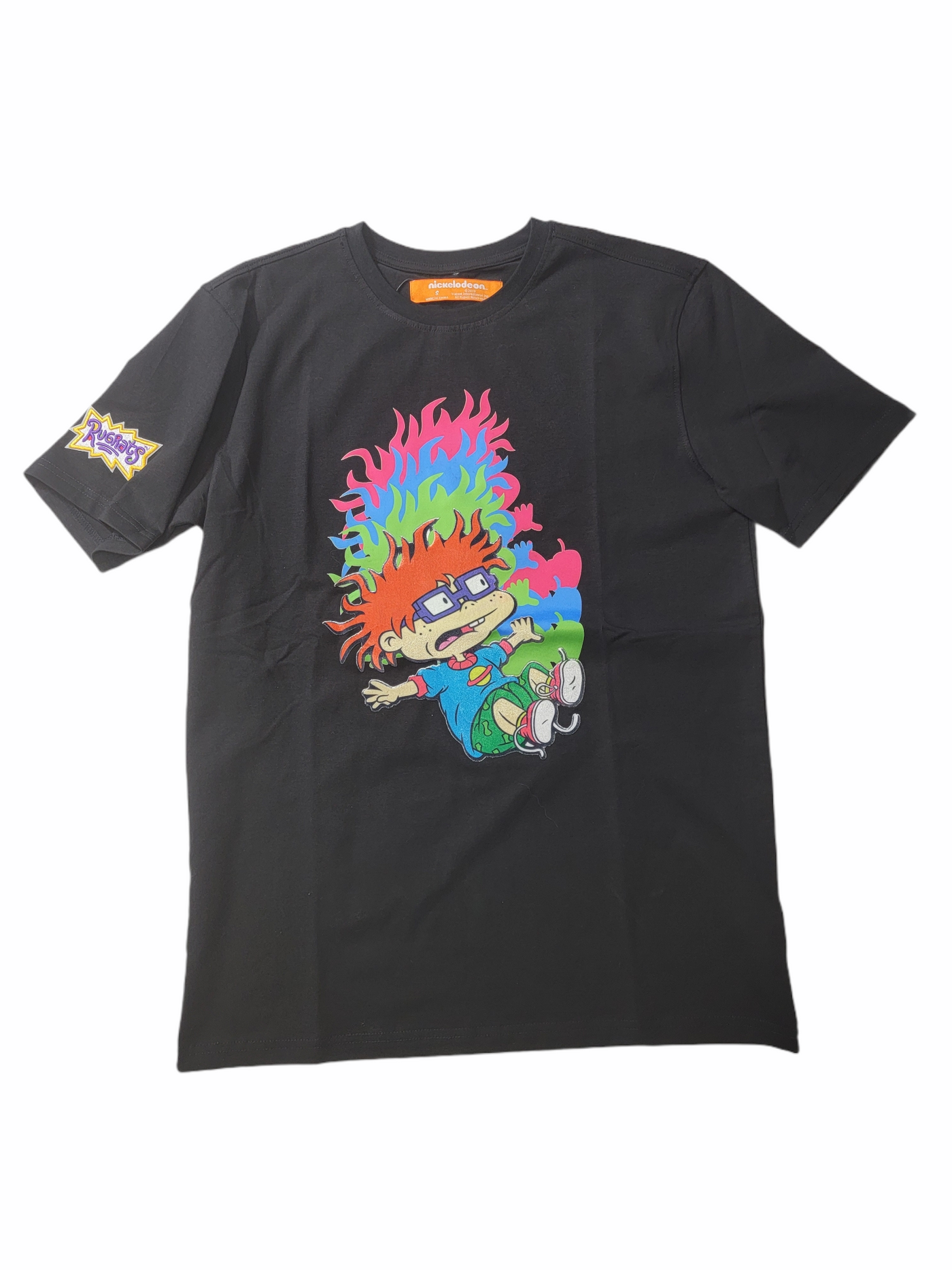 Chuckie Neon Falling T-shirt Black