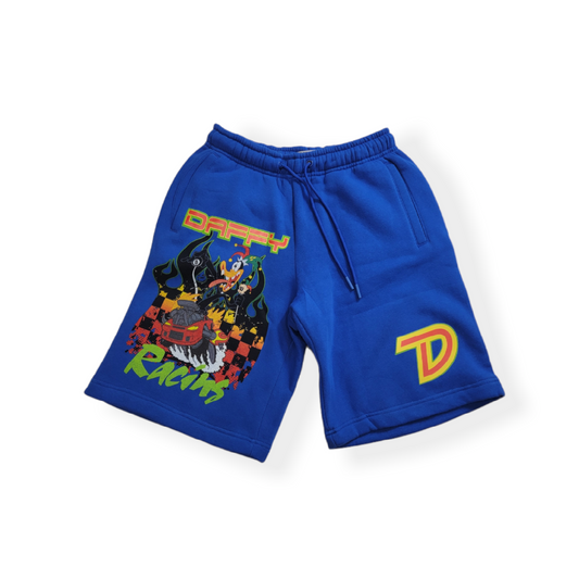 Ride Like Daffy Duck Shorts Blue