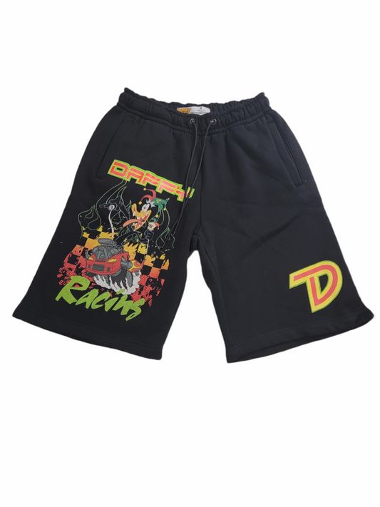 Ride Like Daffy Duck Shorts Black