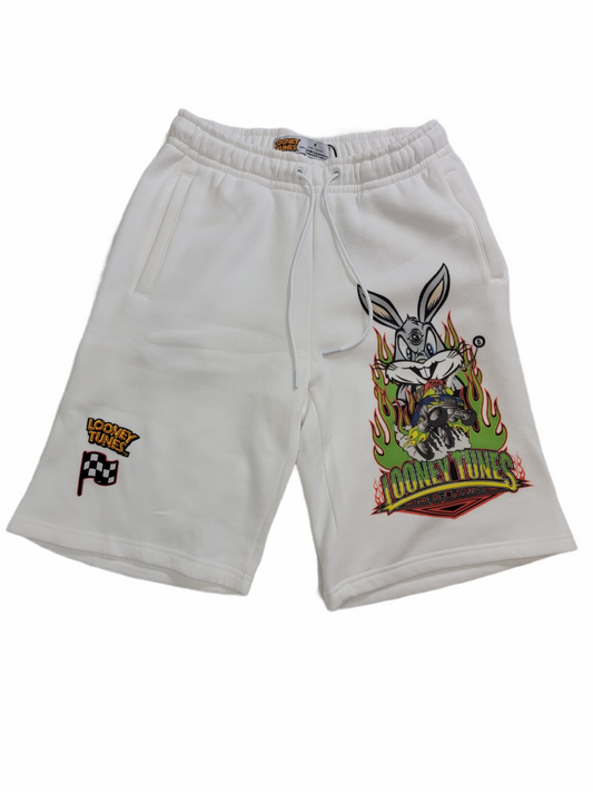 3 Eye Bugs Bunny Shorts White
