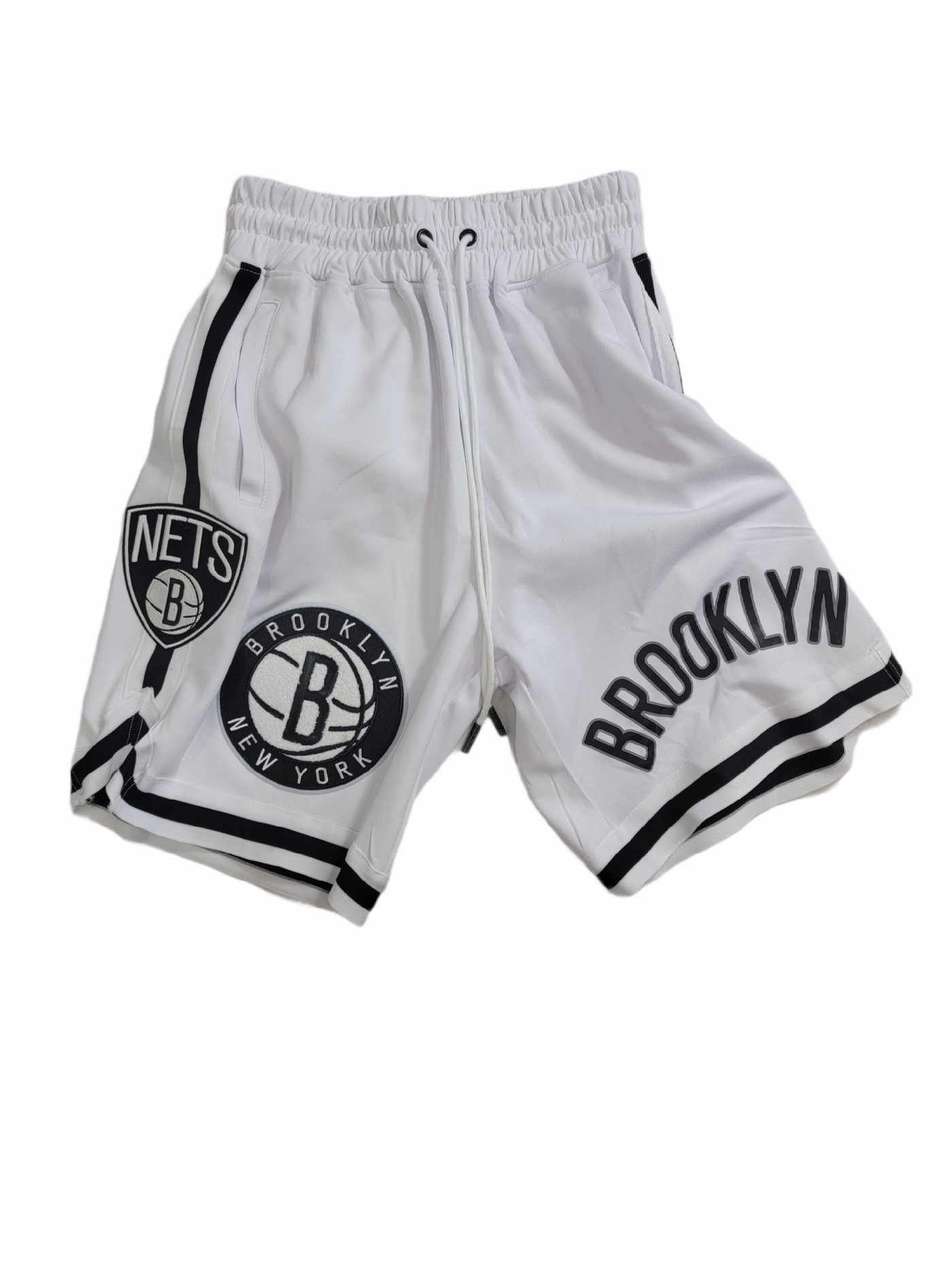 NY Brooklyn Nets White Shorts